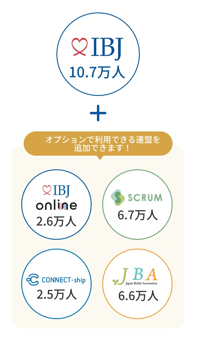 オプションで利用できる連盟一覧